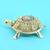 traditional "tortoise and laxmi ji design" brass antique gold plated idol(murti)
