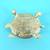 traditional "tortoise and laxmi ji design" brass antique gold plated idol(murti)