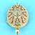 traditional "tortoise and laxmi ji design" brass antique gold plated idol(murti)