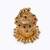 traditional peacock design gold plated sindoor dani/dibbi for women