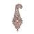 Traditional Glamorous Flower-Shaped Oval Gold-Plated Pagdi Wedding Safa Kalgi for Groom