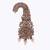 Traditional Shimmering Round and Oval Shape Gold-Plated Pagdi Wedding Safa Kalgi for Groom