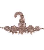 Traditional Gorgeous Round and Oval-Shaped Gold-Plated Pagdi Wedding Safa Kalgi for Groom