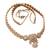 traditional paisley and leaf design pearl brown kundan stone antique gold plated kamarband for women