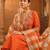 Women ethnic motifs embroidered regular thread work kurta with sharara & with dupatta