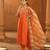 Women ethnic motifs embroidered regular thread work kurta with sharara & with dupatta