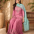 Women floral embroidered regular thread work kurta with trousers & with dupatta