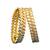 modern oval shape white kundan stone gold plated set of 2 bangle set for women