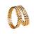 traditional circle shape white kundan stone gold plated set of 4 bangle set for women