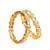 traditional round shape white kundan stone gold plated set of 2 bangle set for women