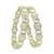 glimmery round shape kundan antique gold plated set of 2 bangle set for women