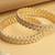 traditional round shape white kundan stone gold plated set of 4 bangle set for women