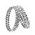trendy round shape white kundan stone silver plated set of 4 bangle set for women