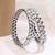 modern round shape white kundan stone silver plated set of 4 bangle set for women