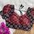 Maroon  ajrakh cotton halter neck printed readymade saree blouse | padded back open party wear