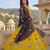 Yellow Thread and Mirror Work Party Wear Lehenga Choli for Women
