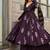 Floral printed muslin v neck anarkali set for women