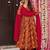 Floral printed muslin v neck anarkali set for women