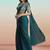 Rama lustrous satin silk embroidery ready to wear saree