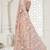 Peach Elegant sequin embroidered work net saree for women