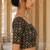 Women unstitched viscose blouse fabric with traditional printed ethnic designer pattern for saree blouse stitching