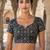 Women unstitched viscose blouse fabric with traditional printed ethnic designer pattern for saree blouse stitching