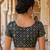 Women unstitched viscose blouse fabric with traditional printed ethnic designer pattern for saree blouse stitching