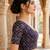 Women unstitched viscose blouse fabric with traditional printed ethnic designer pattern for saree blouse stitching