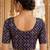 Women unstitched viscose blouse fabric with traditional printed ethnic designer pattern for saree blouse stitching