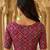 Women unstitched viscose blouse fabric with traditional printed ethnic designer pattern for saree blouse stitching