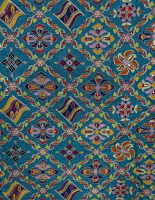 Women unstitched viscose blouse fabric with traditional printed ethnic designer pattern for saree blouse stitching 4