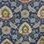 Premium embroidered unstitched viscose blouse fabric with floral & ornamental design