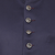 Men solid blue nehru jacket