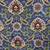 Premium embroidered unstitched viscose blouse fabric with floral & ornamental design