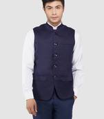 Mens blue nehru jacket
