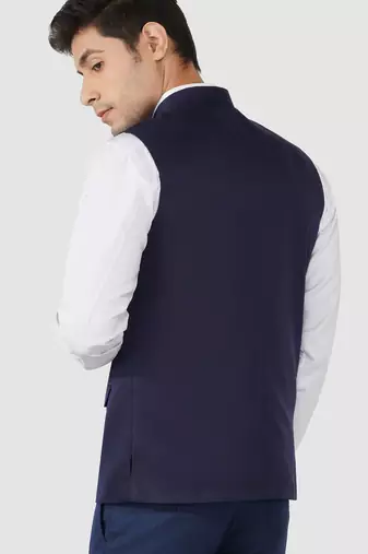 Mens blue nehru jacket