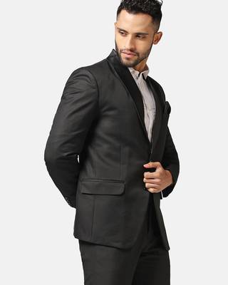 Mens black tuxedo suit 4
