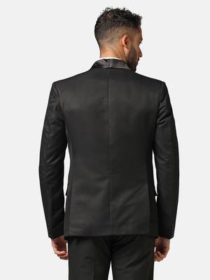 Mens black tuxedo suit 5