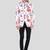 Mens floral printed white blazer