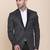 Mens grey tuxedo blazer with hanky