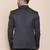 Mens grey tuxedo blazer with hanky