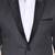 Mens grey tuxedo blazer with hanky