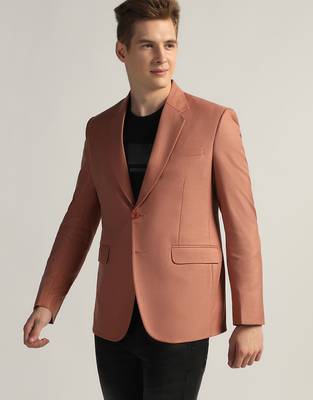 Mens peach tweed blazer 3