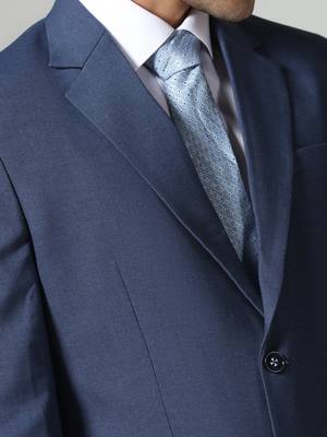 Mens blue polyviscose blazer 5