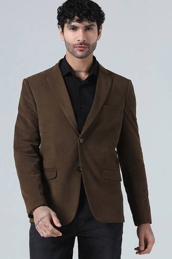 Mens brown corduroy blazer