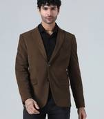 Mens brown corduroy blazer