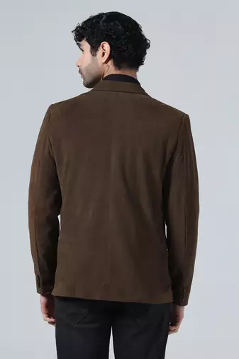 Mens brown corduroy blazer