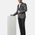 Mens dark grey shawl collar tuxedo suit