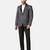Mens dark grey shawl collar tuxedo suit