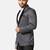 Mens dark grey shawl collar tuxedo suit
